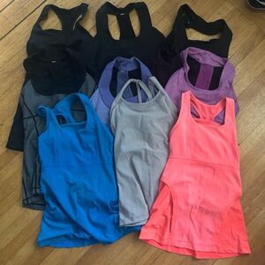 Bundle Lot of 9 nine lululemon tank tops 4